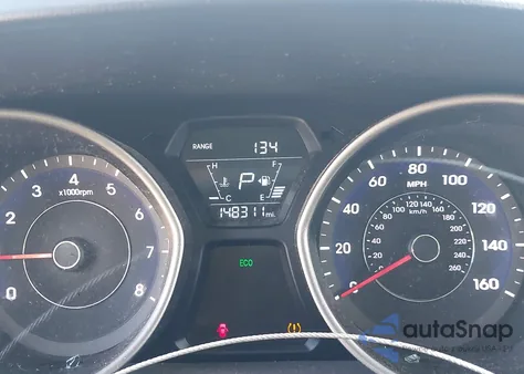 2016 Hyundai Elantra Se из США, поврежденный, VIN 5NPDH4AE3GH712303